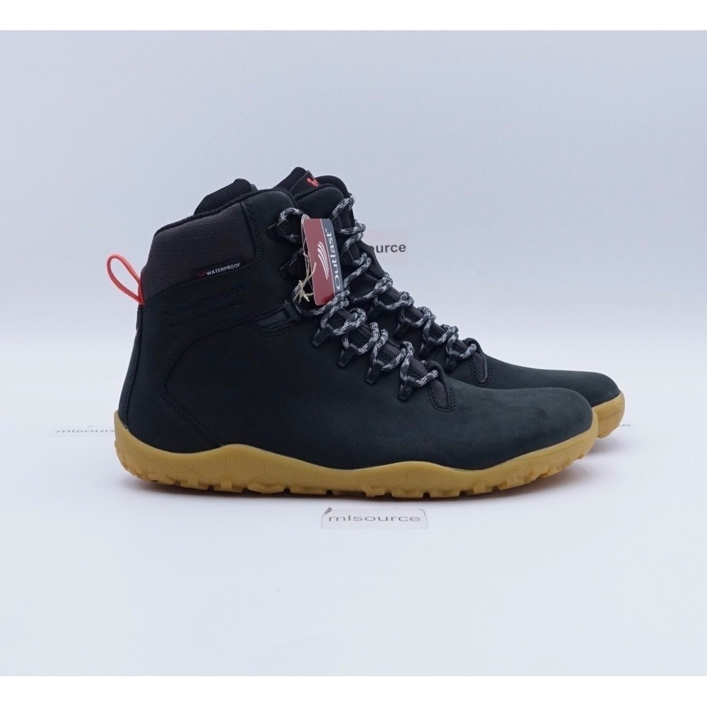 Vivobarefoot Tracker II FG W SZ 4.5 Waterproof Leather Hiking Boot Black 35L NEW